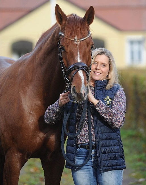Helén Uddefors with the mare Valentina Rossi :: Photo © Joanna Sjöberg