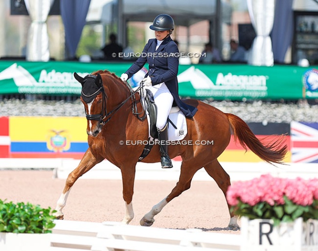 Ally Dunlop and Givarro at the 2023 CDI Palm Beach Derby :: Photo © Astrid Appels