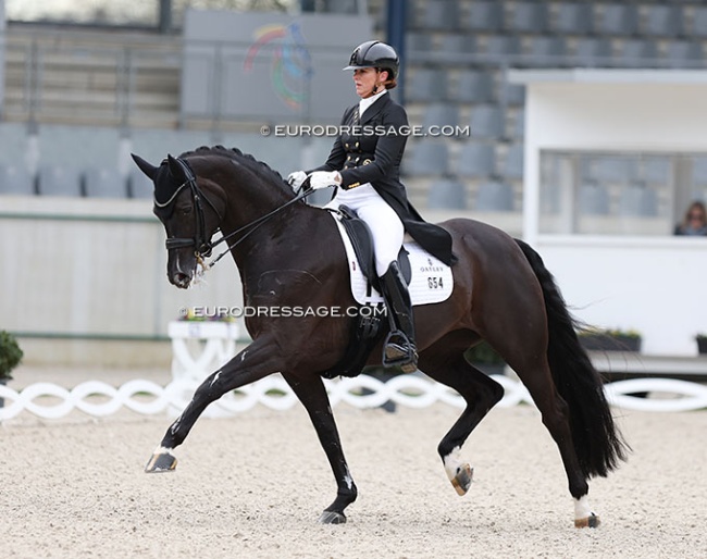 Lyndal Oatley and Dante's Herzchen at the 2024 Aachen Festival 4 Dressage :: Photo © Astrid Appels