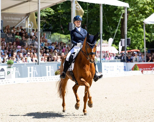 The five-star dressage tour gives top international riders a stage at the German Show Jumping and Dressage Derby in Hamburg :: Photo © reitsport-hellmann