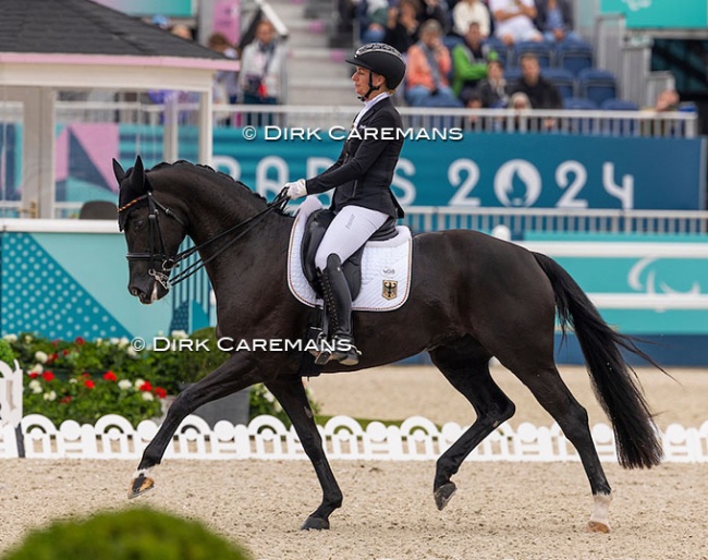 Anna-Lena Niehues on Quimbaya at the 2024 Paralympics in Paris :: Photo © Dirk Caremans