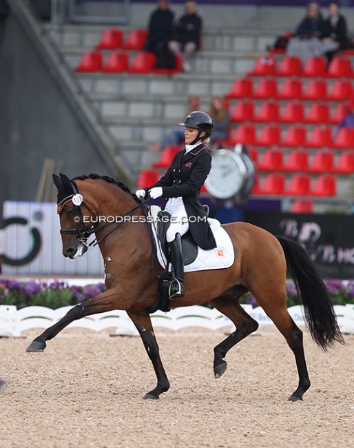 Grete Ayache and Farao Da Raia at the 2022 World Championships in Herning :: Photo © Astrid Appels
