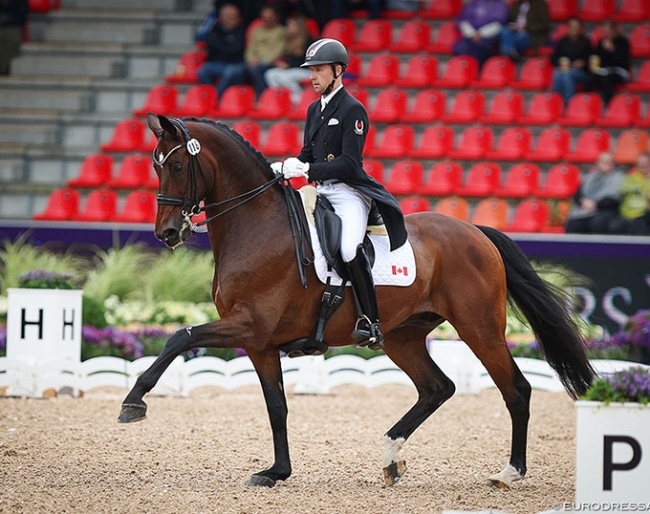 Rya Torkkeli and Sternenwanderer at the 2022 World Championships in Herning :: Photo © Astrid Appels