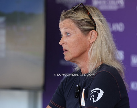 Iris Boelhouwer at the 2023 European Dressage Championships in Riesenbeck :: Photo © Astrid Appels