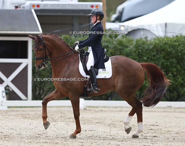Emma Jonsson and Gerion at the 2024 CDI Sint-Truiden :: Photo © Astrid Appels