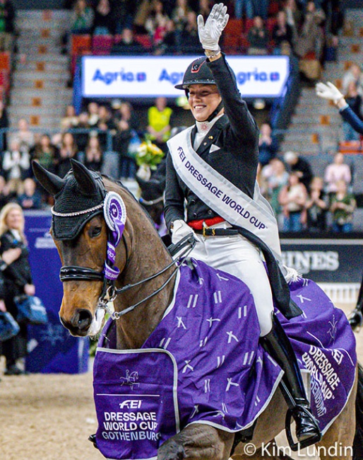 Cathrine Dufour and Mount St. John Freestyle at the 2025 CDI-W Gothenburg :: Photos © Kim Lundin