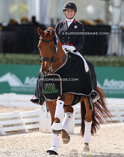 Brittany Fraser-Beaulieu and Jaccardo at the 2025 CDIO Wellington :: Photo © Astrid Appels