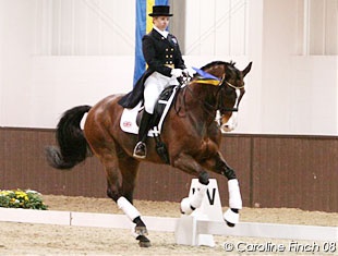 Amber de Savary and Diamond Fritz at the 2008 CDI Addington :: Photo © Caroline Finch