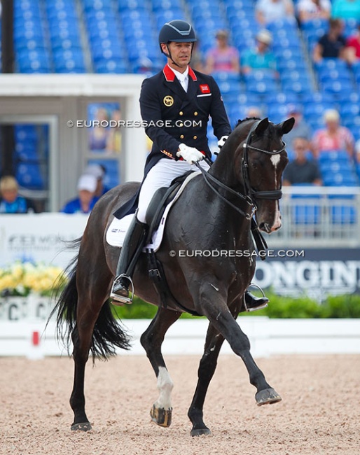 Spencer Wilton and Super Nova at the 2018 World Equestrian Games :: Photo © Astrid Appels