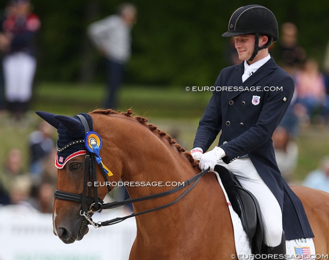 Benjamin Ebeling and Behlinger at the 2019 CDIO Compiegne :: Photo © Astrid Appels