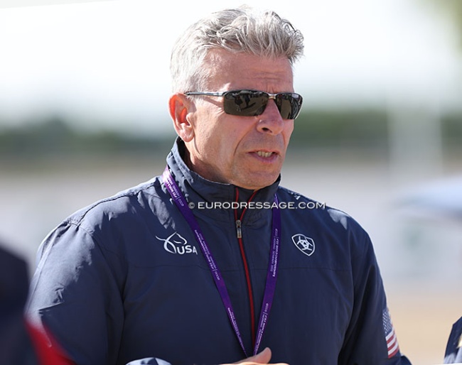 Michel Assouline at the 2022 World Para Dressage Championships in Herning :: Photo © Astrid Appels