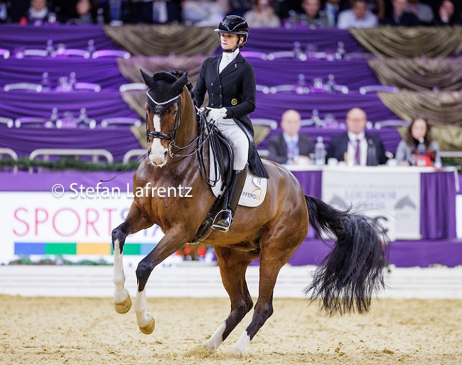 Nadine Plaster and Shiva NRW at the 2024 Louisdor Cup Finals :: Photo © Stefan Lafrentz