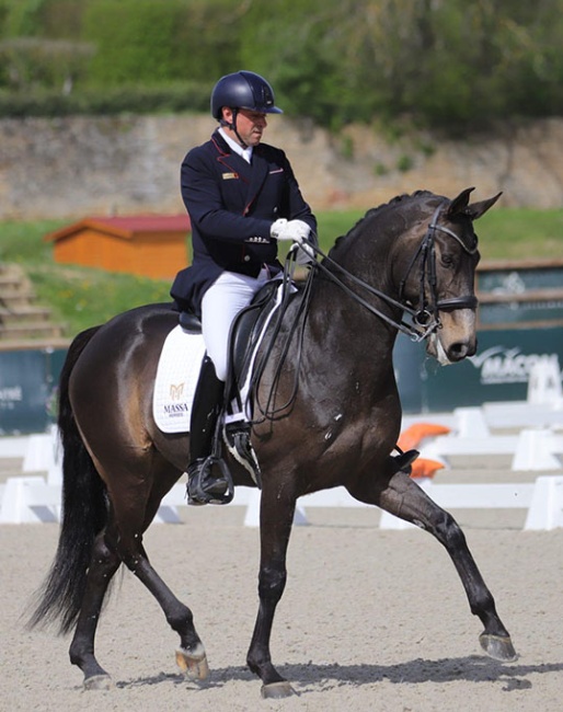 Pierre Volla and L'Espoir de Massa at the 2024 CDN Macon :: Photo © Massa Horses