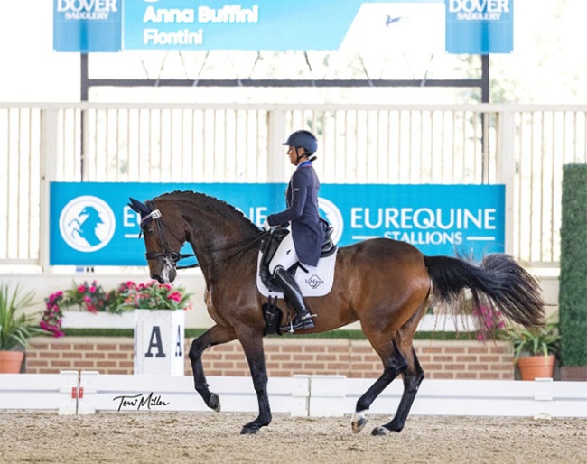 Anna Buffini and Fiontini at the 2025 CDI Del Mar :: Photo © Terri Miller
