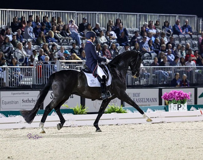 Kevin Kohmann and Dunensee at the 2025 CDI-W Palm Beach Derby :: Photo © Sue Stickle