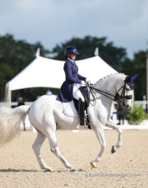 Tessa Holloran and Ike at the 2025 CDN Wellington :: Photo © Astrid Appels