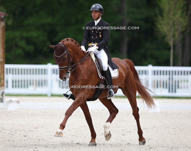 Gilles Ngovan and Zigzag at the 2022 CDIO Compiègne :: Photo © Astrid Appes