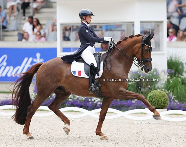 Morgan Barbançon and Habana Libre A at the 2023 CDIO Aachen :: Photo © Astrid Appels
