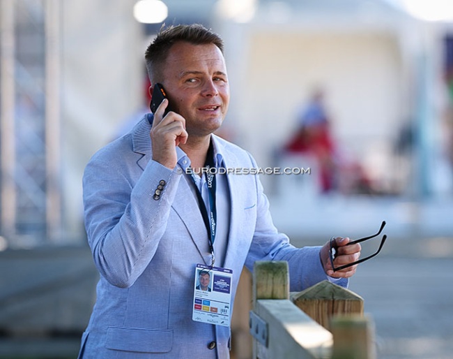 Lukasz Walter at the 2023 European Dressage Championships in Riesenbeck :: Photo © Astrid Appels