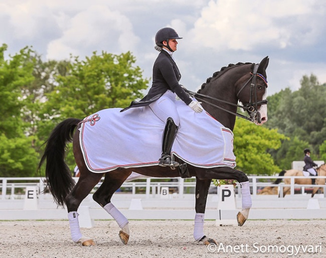 The winner of last year's World Cup Qualifier at the 2024 CDI-W Pilisjaszfalu :: Photo © Anett Somogyvari 