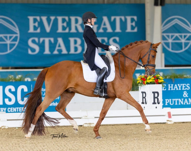 Sarah Mason-Beaty and Liang at the 2025 CDI Del Mar :: Photo © Terri Miller