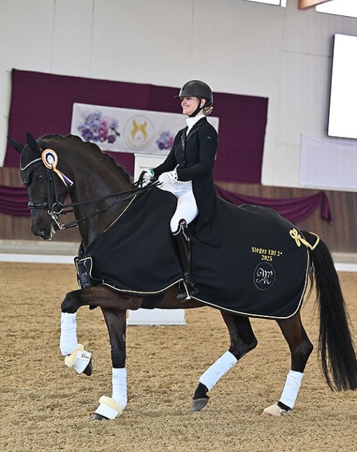 Leonie Krull and All We Need win the 3* big tour at the 2025 CDI Gössendorf :: Photo © István Lehoczky