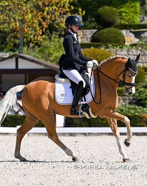 Victoria Winkmann on Peach at the Preis der Besten qualifier in Kronberg :: Photo © Mirka Nilkens