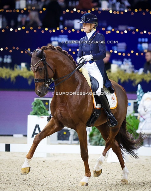 Kirsten Brouwer and Foundation RR at the 2022 CDI-W Mechelen :: Photo © Astrid Appels