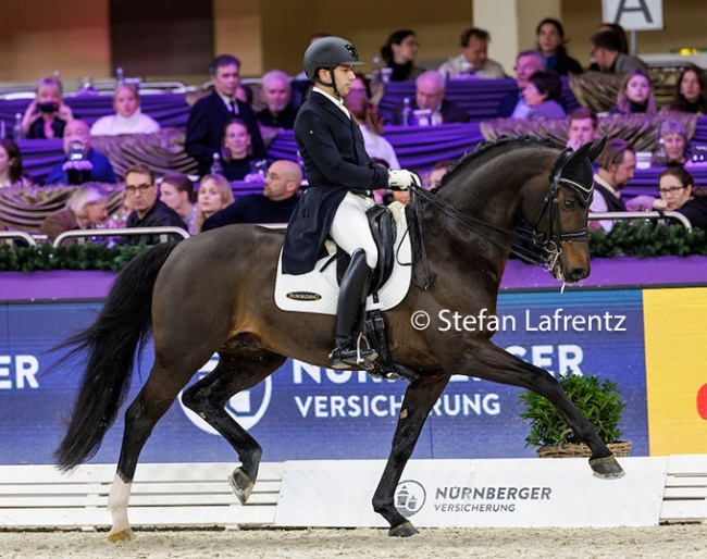 Manuel Dominguez Bernal and Escamillo at the 2023 Nurnberger Burgpokal Final :: Photo © Stefan Lafrentz