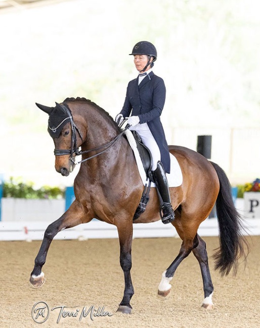 Shannon Peters and Mani's Endeavor at the 2025 CDI Del Mar :: Photo © Terri Miller
