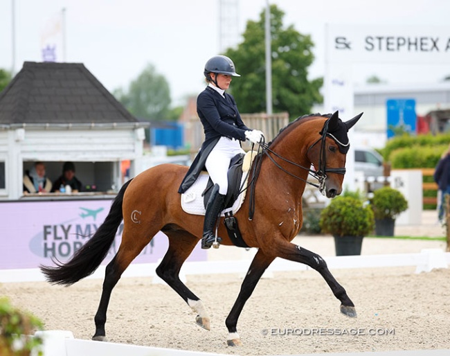 Maxi Kira von Platen and Mantovani's Nuelo Das Lezirias at the 2025 CDIO Lier :: Photo © Astrid Appels