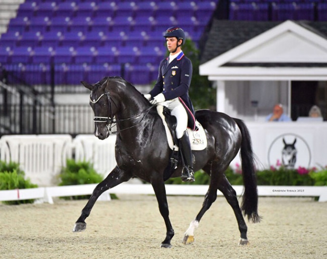 Christian Simonson and Indian Rock in their international show debut at the 2025 CDI Ocala :: Photos © Andrew Ryback