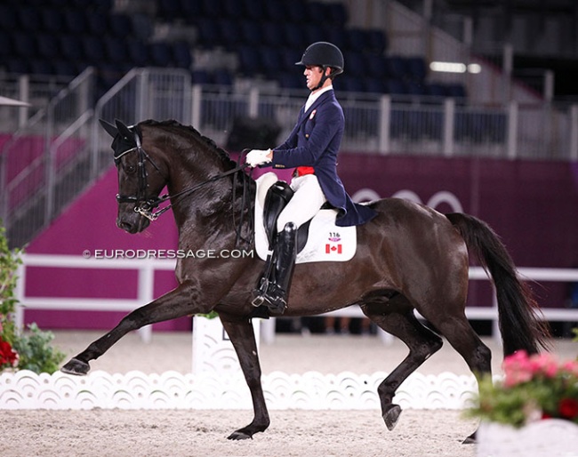Chris von Martels and Eclips at the 2021 Olympics in Tokyo :: Photo © Astrid Appels