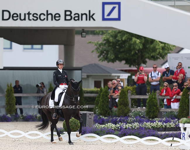 Carina Cassoe Kruth and Heiline's Danciera at the 2023 CDIO Aachen :: Photo © Astrid Appels