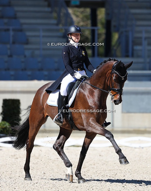 Maja Hermansson and Furstenhit at the 2025 CDI Aachen Festival 4 Dressage :: Photo © Astrid Appels