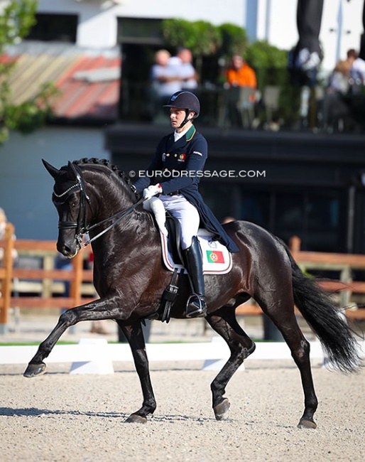 Joao Moreira on Drosa Furst Kennedy at the 2025 CDIO Lier :: Photo © Astrid Appels