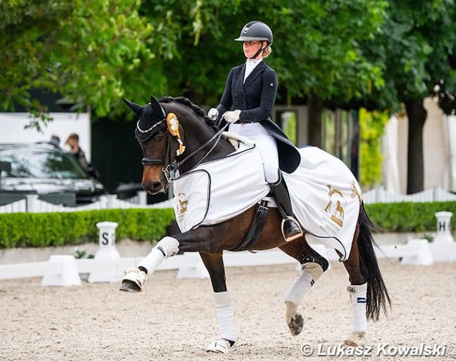Hanna Hofer on Romina HH at the 2025 CDI-W Mariakalnok :: Photo © Lukasz Kowalski