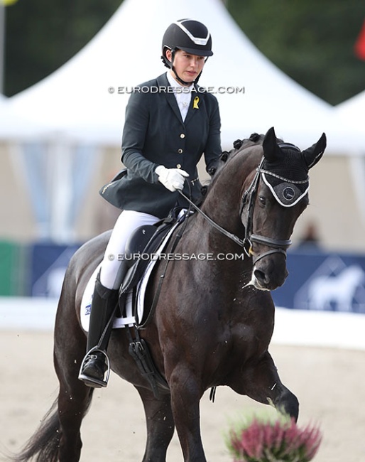 Alex Baker on Newton Tiger (by Blue Hors First Choice x Sandro Hit) at the 2021 World Young Horse Championships