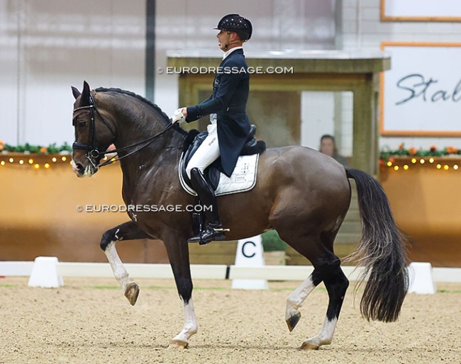 Hans Peter Minderhoud and Invictus at the 2023 CDI Kronenberg Indoor :: Photo © Astrid Appels