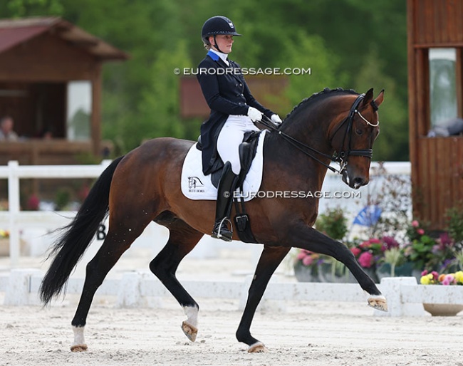 Nanna Skodborg Merrald on Blue Hors Monte Carlo at the 2024 CDIO Compiegne :: Photo © Astrid Appels