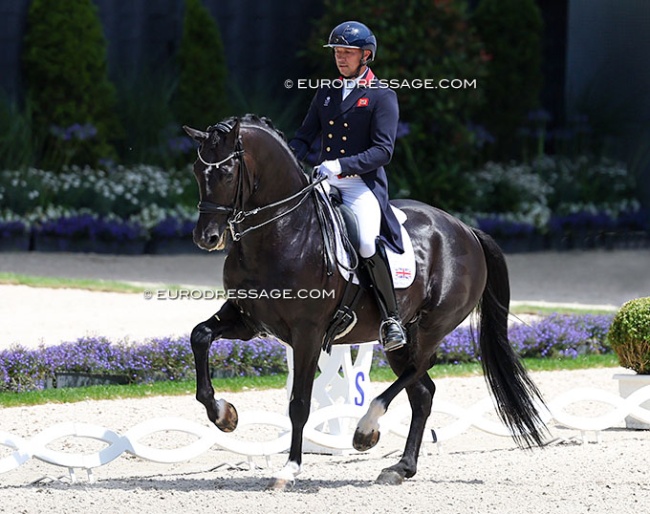 Andrew Gould and Indigro at the 2025 CDIO Aachen :: Photo © Astrid Appels