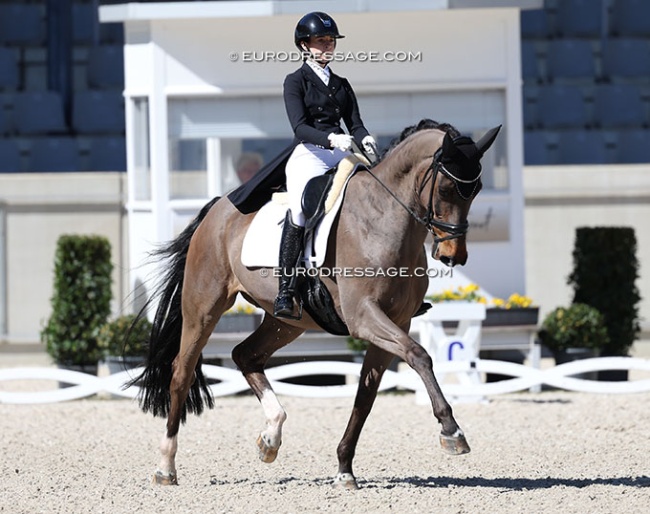 Ukraine's Tetiana Sokolova on Energy at the 2025 CDI Aachen Festival 4 Dressage :: Photo © Astrid Appels