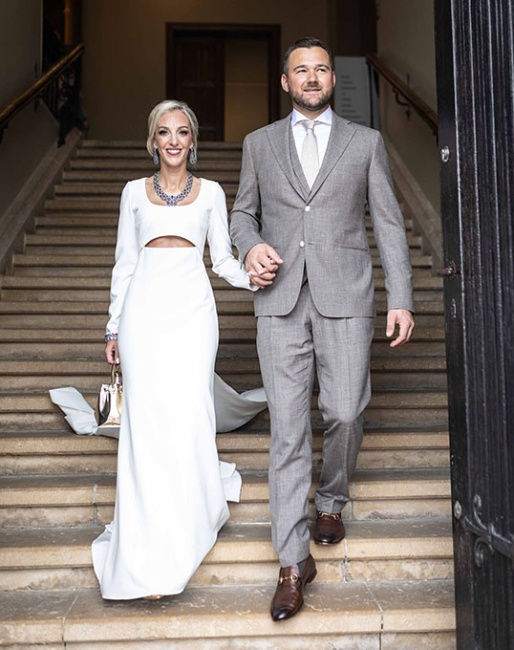 Belgian paralympian Manon Claeys and farrier Samuel de Pauw got married :: Photo © Helena Massa