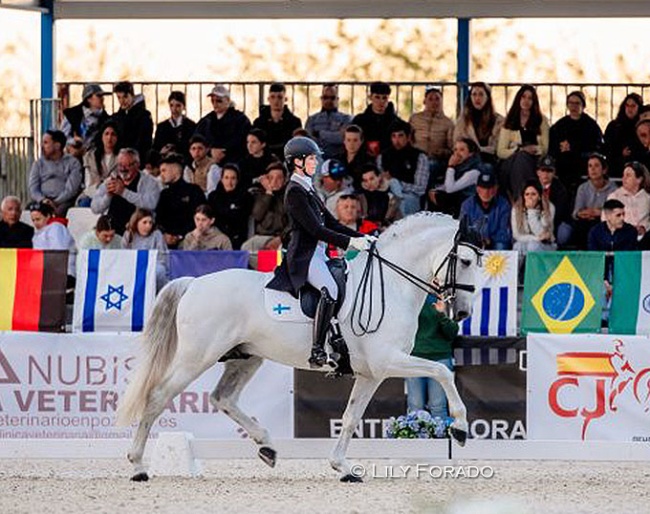 Jenni Matilda Schmechel and Zagal Azores at the 2025 CDI Camarma de Esteruelas (Las Cadenas) :: Photo © Lily Forado