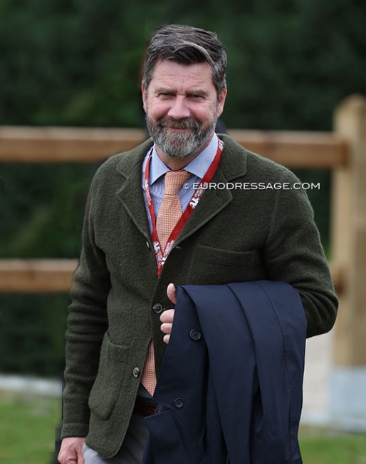 Danish judges Hans-Christian Matthiesen at the 2025 CDI Hagen :: Photo © Astrid Appels