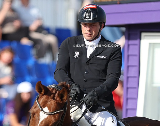 Bernd Brugger at the 2022 World Para Dressage Championships in Herning :: Photo © Astrid Appels