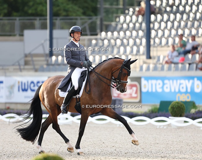 Betrand Liegard and Ginger at the 2025 CDIO Aachen :: Photo © Astrid Appels