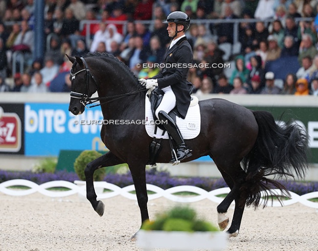 Justin Verboomen and Zonik Plus won the 2025 CDIO Aachen :: Photo © Astrid Appels