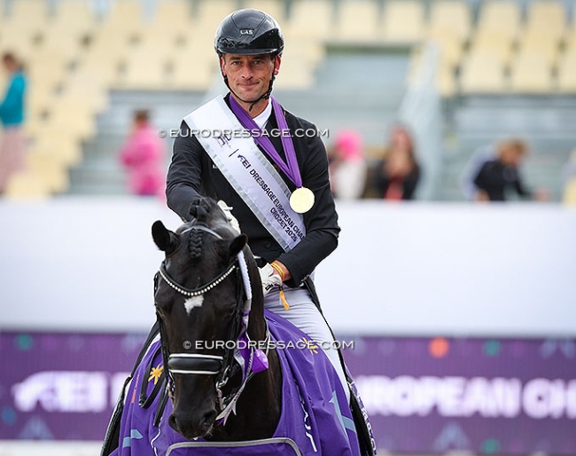 Justin Verboomen and Zonik Plus write history for Belgium as they win Grand Prix Special gold at the 2025 European Championships :: Photo © Astrid Appels