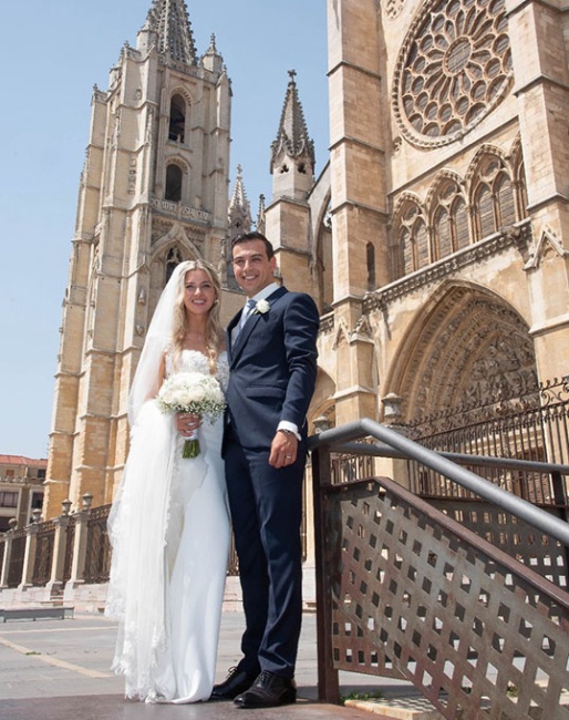 Julia Bouthoorn and Sergio Garcia Bermejo got married